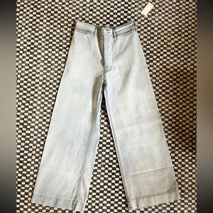 NWT Jesse Kamm Sailor Pants in Light Denim - 10